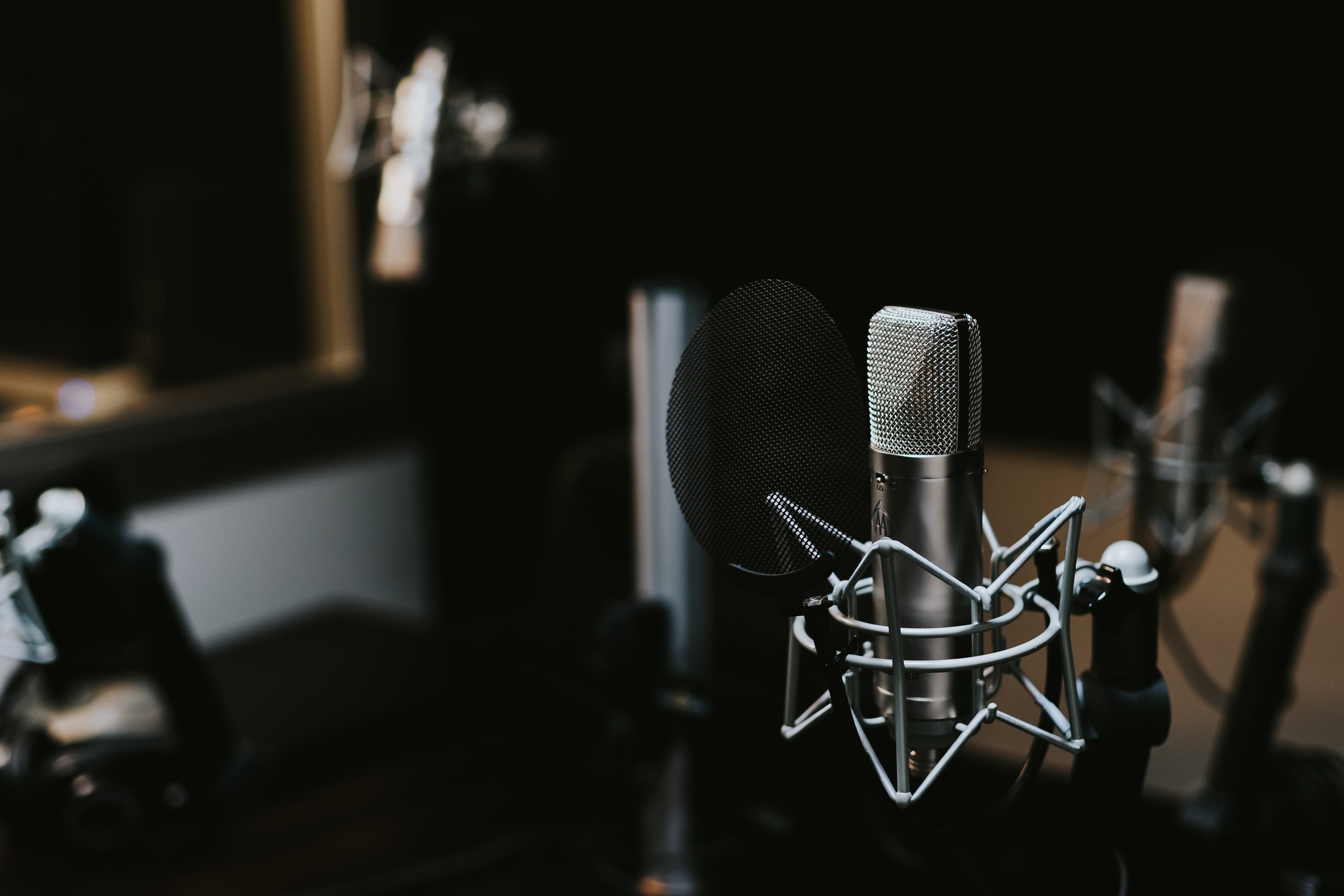 Professional music recording studio